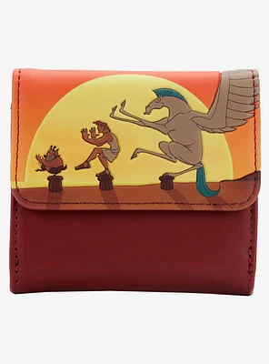 Loungefly Disney Hercules Sunset Training Mini Flap Wallet