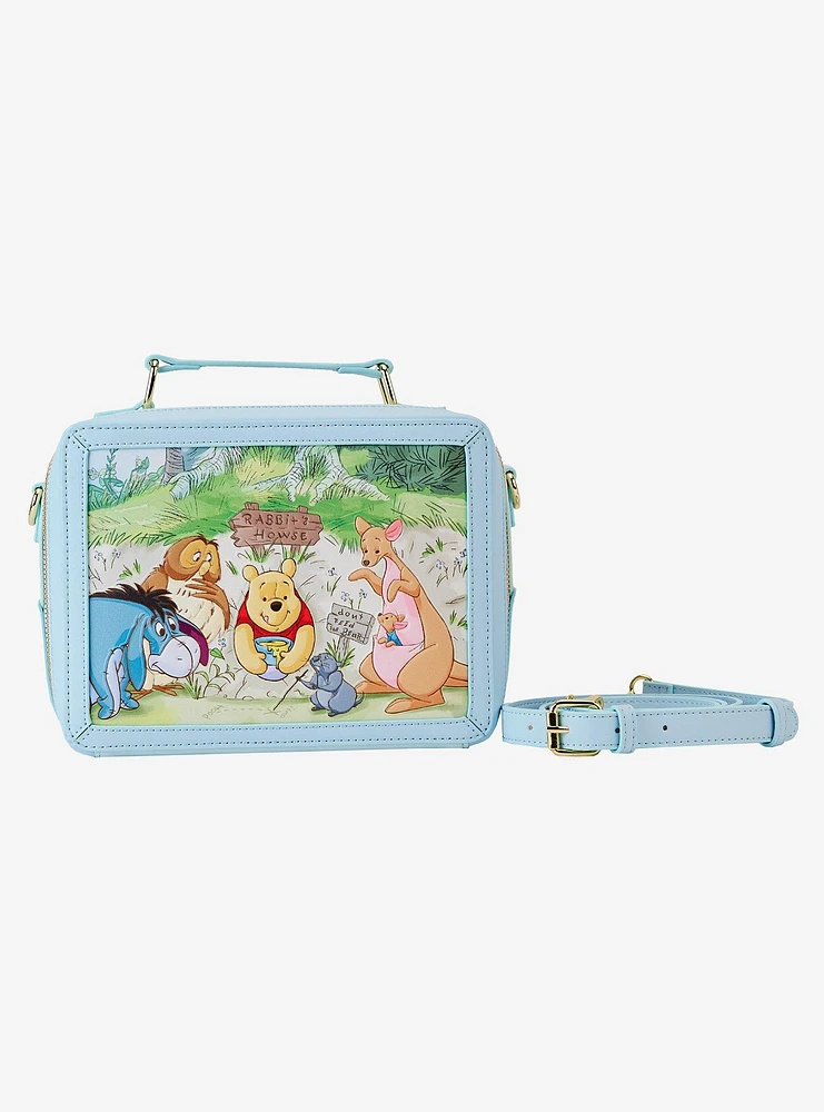 Loungefly Disney Winnie The Pooh And Friends Fall Season Lunch Box Crossbody Bag