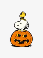 Loungefly Peanuts Snoopy & Woodstock Pumpkin Enamel Pin