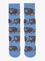 Possum With Knife Crew Socks