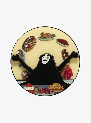 Loungefly Studio Ghibli® Spirited Away No-Face Food Spinner Enamel Pin