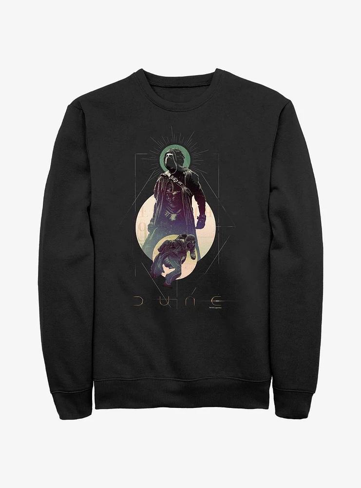 Dune: Part Two Paul Atreides Moon Portrait Sweatshirt