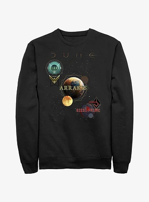 Dune: Part Two Planets Poster Sweatshirt