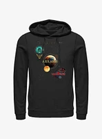 Dune: Part Two Planets Poster Hoodie