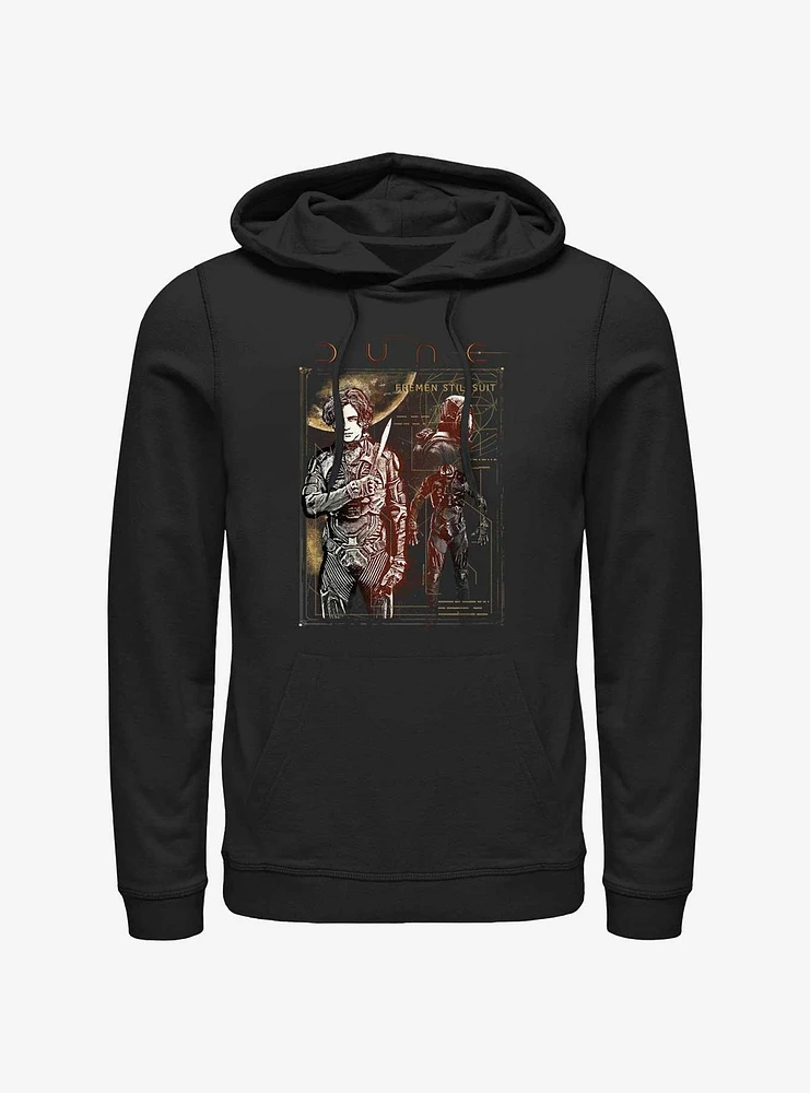 Dune: Part Two Fremen Stillsuit Infographic Hoodie