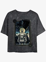 Dune: Part Two Character Poster Mineral Wash Girls Crop T-Shirt