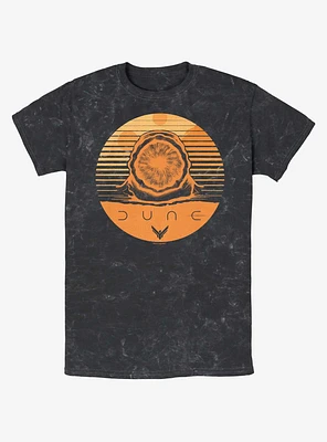 Dune: Part Two Arrakis Sandworm Stamp Mineral Wash T-Shirt