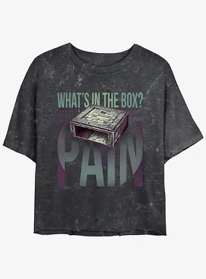 Dune: Part Two What's The Box Pain Mineral Wash Girls Crop T-Shirt