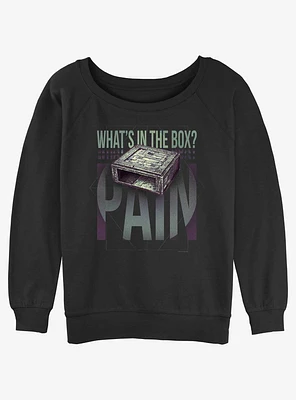 Dune: Part Two What's The Box Pain Girls Slouchy Sweatshirt