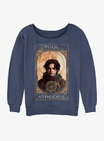 Dune: Part Two Paul Atreides Info Portrait Girls Slouchy Sweatshirt