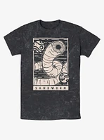 Dune: Part Two Sandworm Illustration Mineral Wash T-Shirt