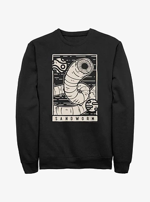 Dune: Part Two Sandworm Illustration Sweatshirt