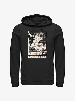 Dune: Part Two Sandworm Illustration Hoodie