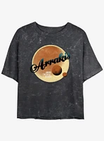 Dune: Part Two Arrakis Badge Mineral Wash Girls Crop T-Shirt