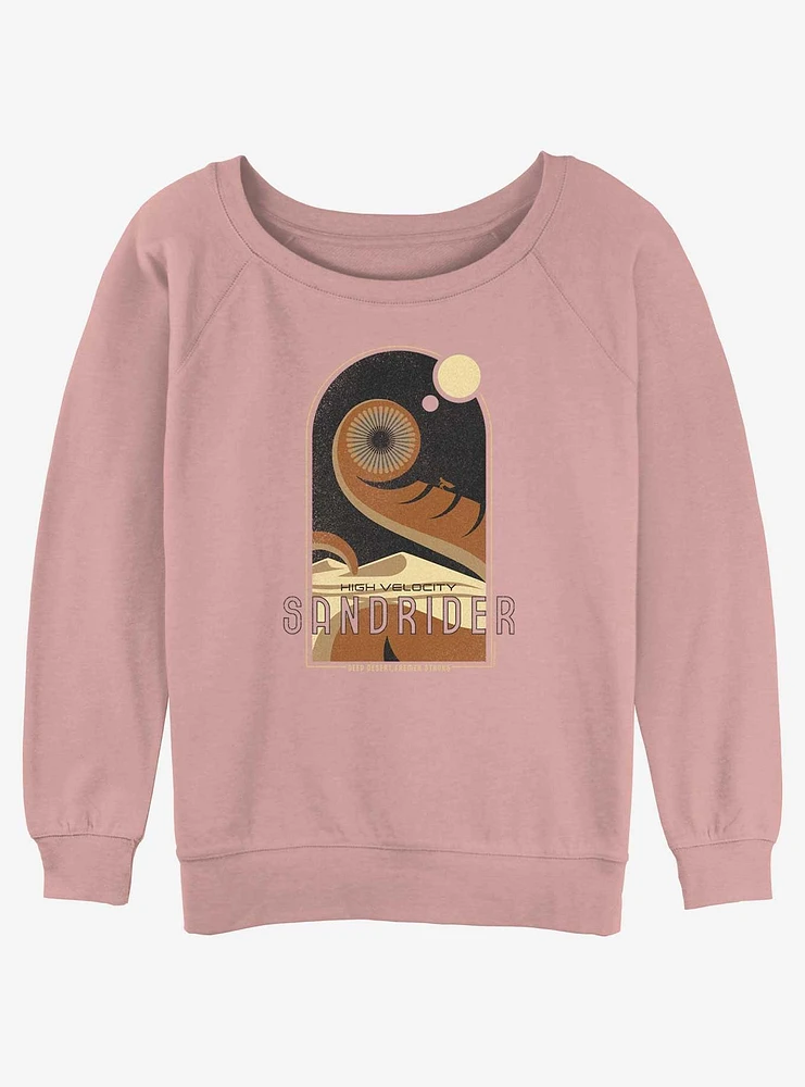 Dune: Part Two High Velocity Sandrider Girls Slouchy Sweatshirt