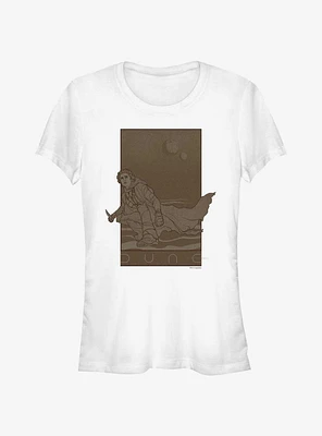Dune: Part Two Paul Atreides Retro Illustration Girls T-Shirt
