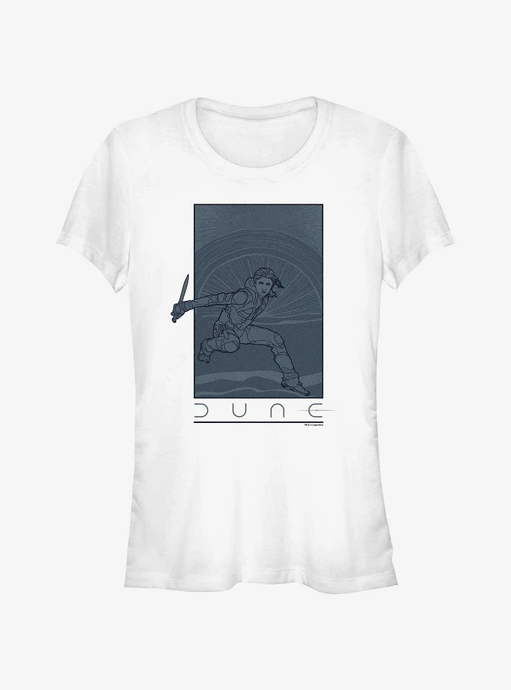 Dune: Part Two Chani Retro Illustration Girls T-Shirt