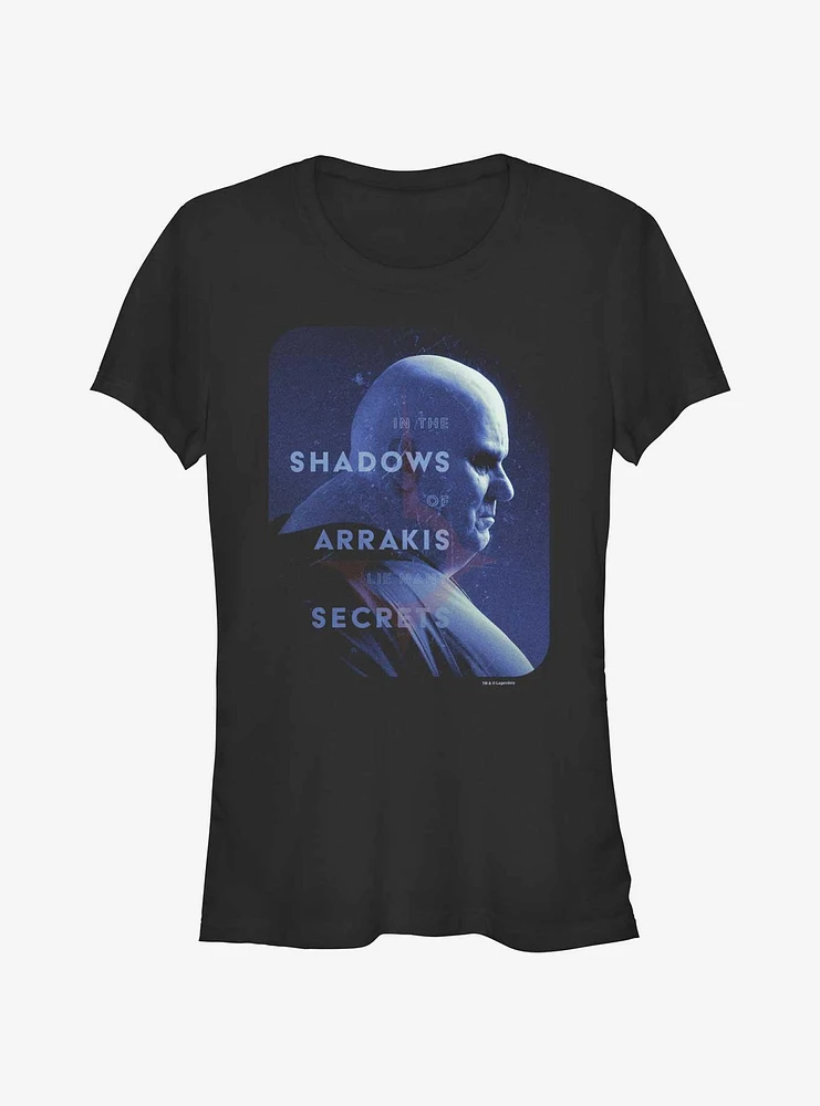 Dune: Part Two Baron Secrets Shadows Girls T-Shirt