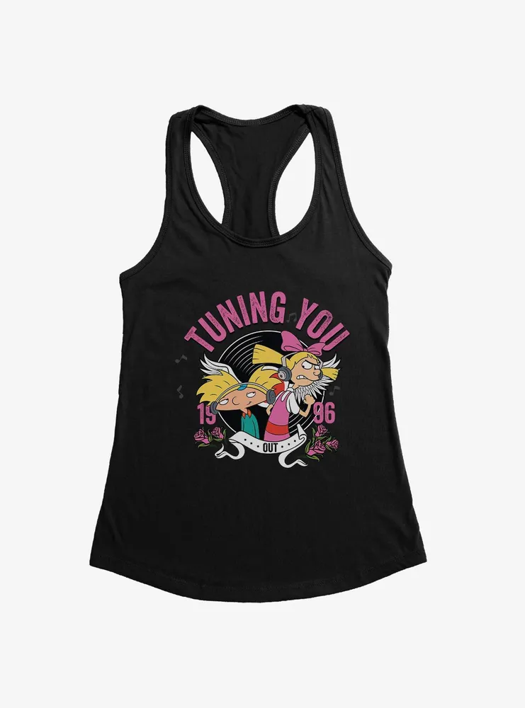 Hey Arnold! Tuning You Out 1996 Womens Tank Top