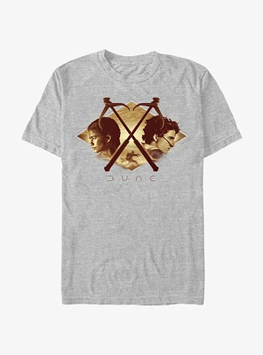 Dune: Part Two Sand Riders Chani And Paul T-Shirt