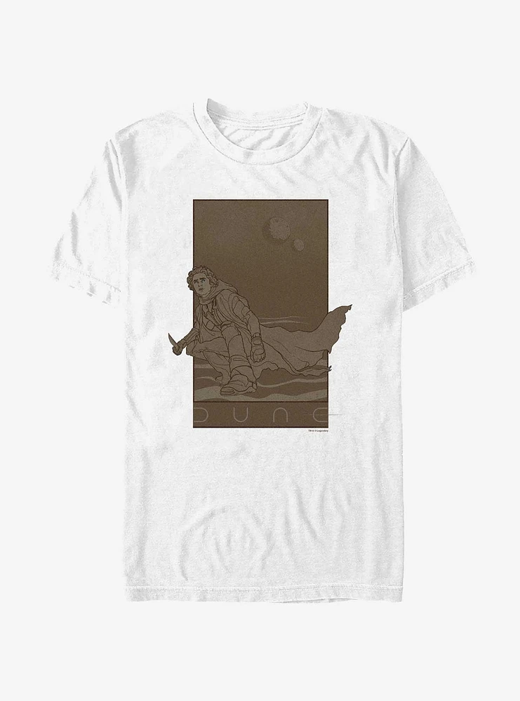 Dune: Part Two Paul Atreides Retro Illustration T-Shirt