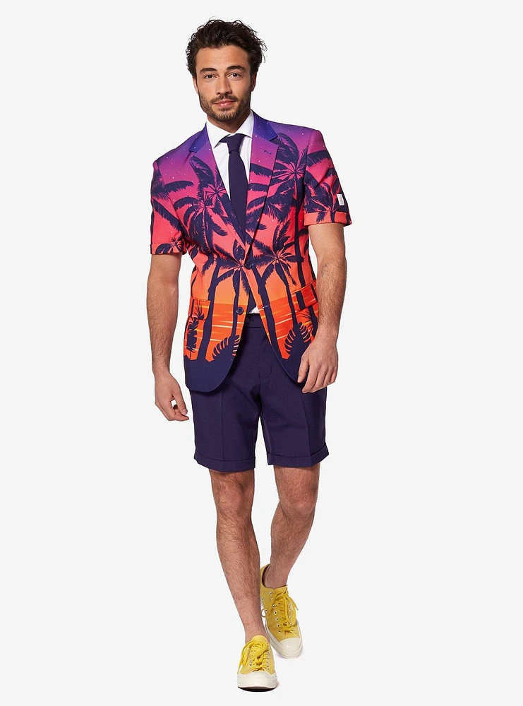 Suave Sunset Summer Short Suit