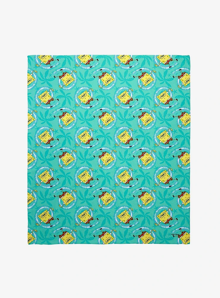 SpongeBob SqarePants Wavey Dance Throw Blanket