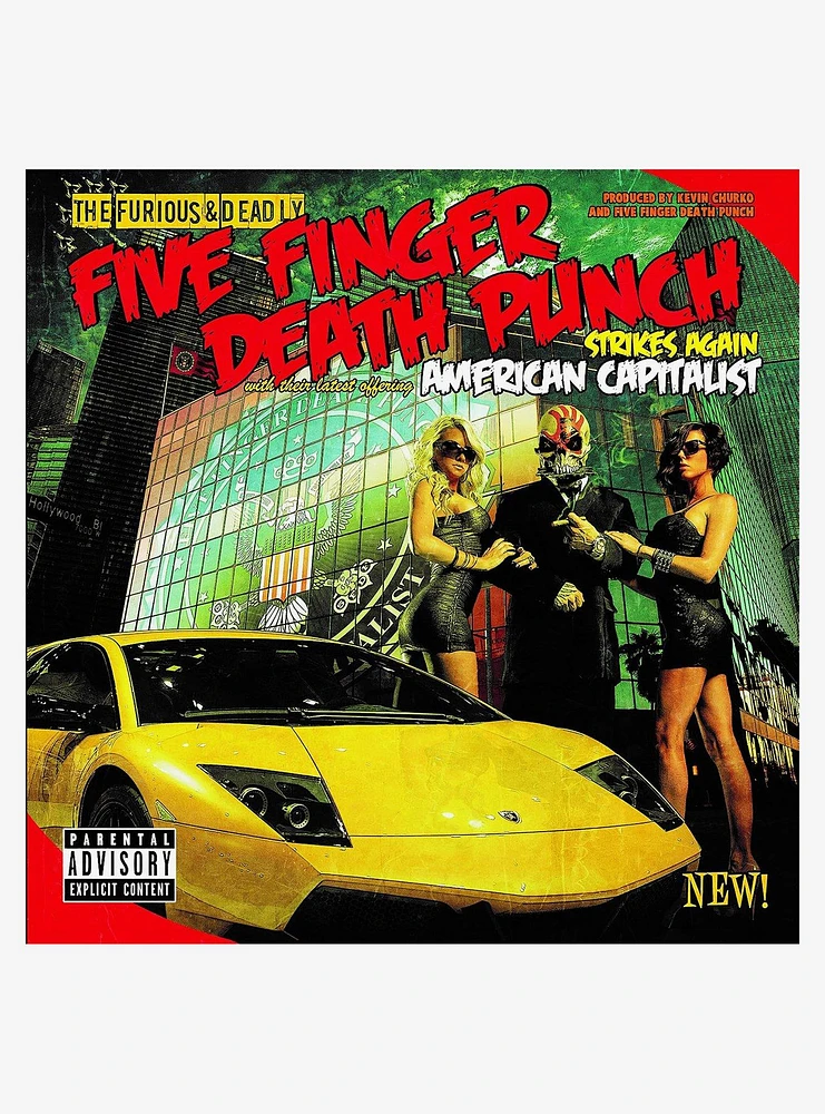 Five Finger Death Punch American Capitalist Vinyl LP