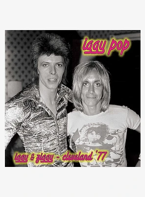 Iggy Pop Iggy & Ziggy Cleveland '77 Silver Pink Vinyl LP