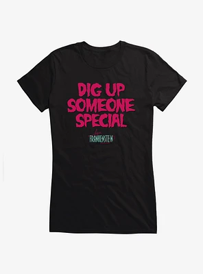 Lisa Frankenstein Dig Up Someone Special Girls T-Shirt