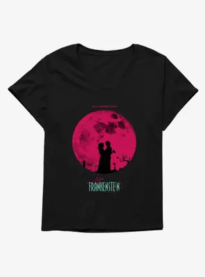 Lisa Frankenstein Moon Silhouette Womens T-Shirt Plus