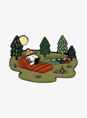 Peanuts Snoopy & Beagle Scouts Camping Enamel Pin - BoxLunch Exclusive