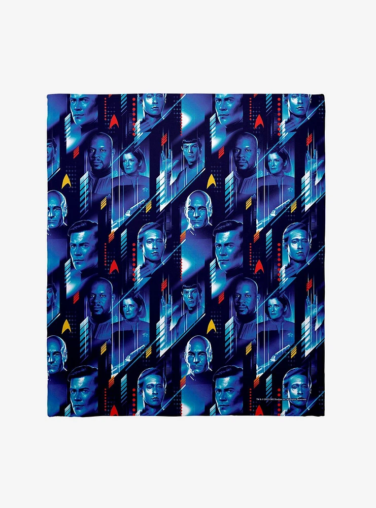 Star Trek Generations Throw Blanket