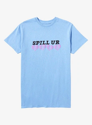 Olivia Rodrigo Spill Ur Guts Boyfriend Fit Girls T-Shirt