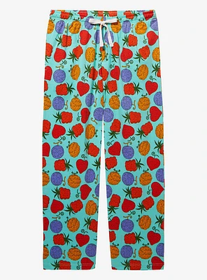 One Piece Devil Fruit Allover Print Women's Plus Sleep Pants - BoxLunch Exclusive