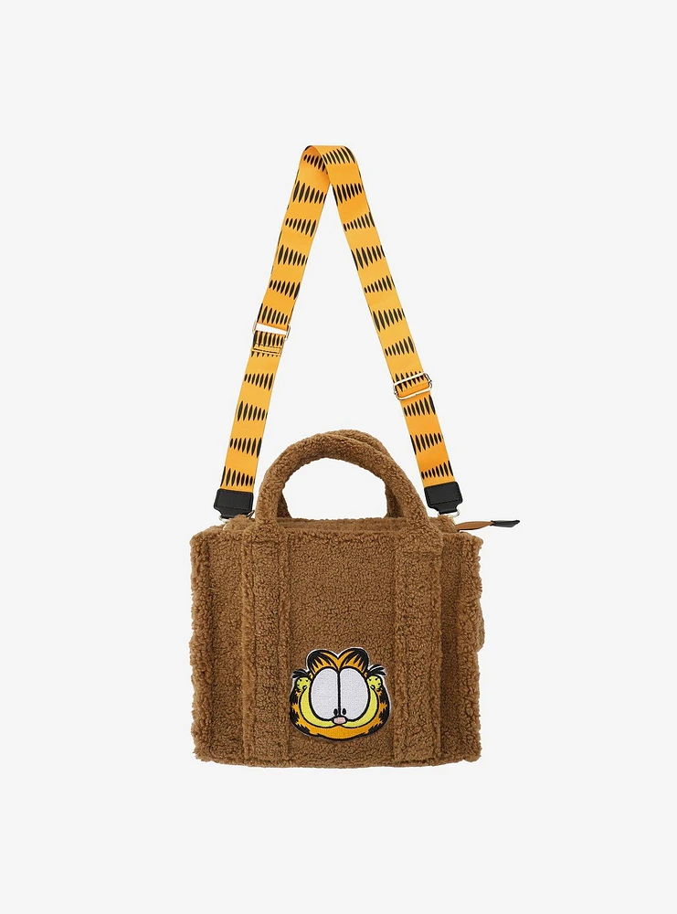 Garfield Brown Sherpa Tote Bag