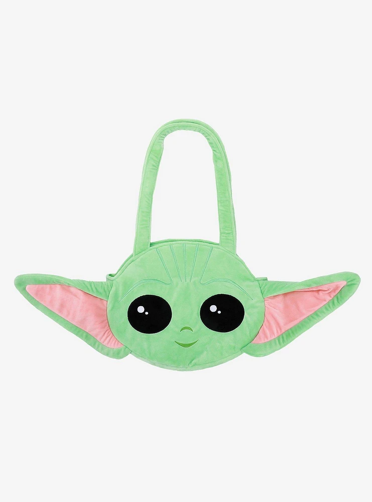 Star Wars The Mandalorian Grogu Chibi Plush Tote Bag