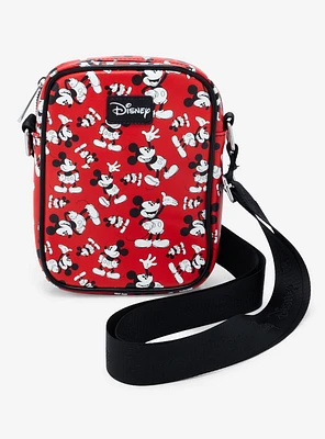 Disney Mickey Mouse Red Athletic Crossbody Bag