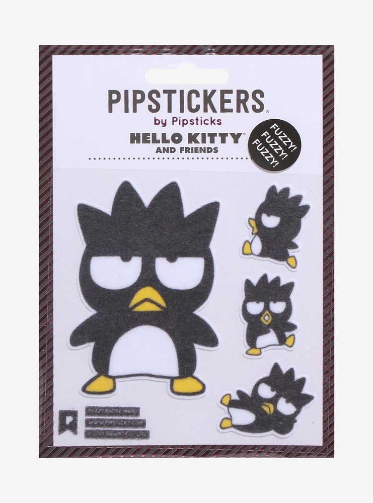 Pipsticks Badtz-Maru Fuzzy Sticker Sheet