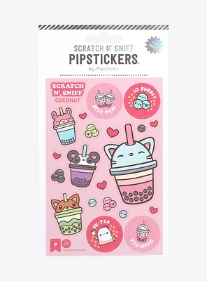 Pipsticks Boba Animal Scratch N' Sniff Sticker Sheet