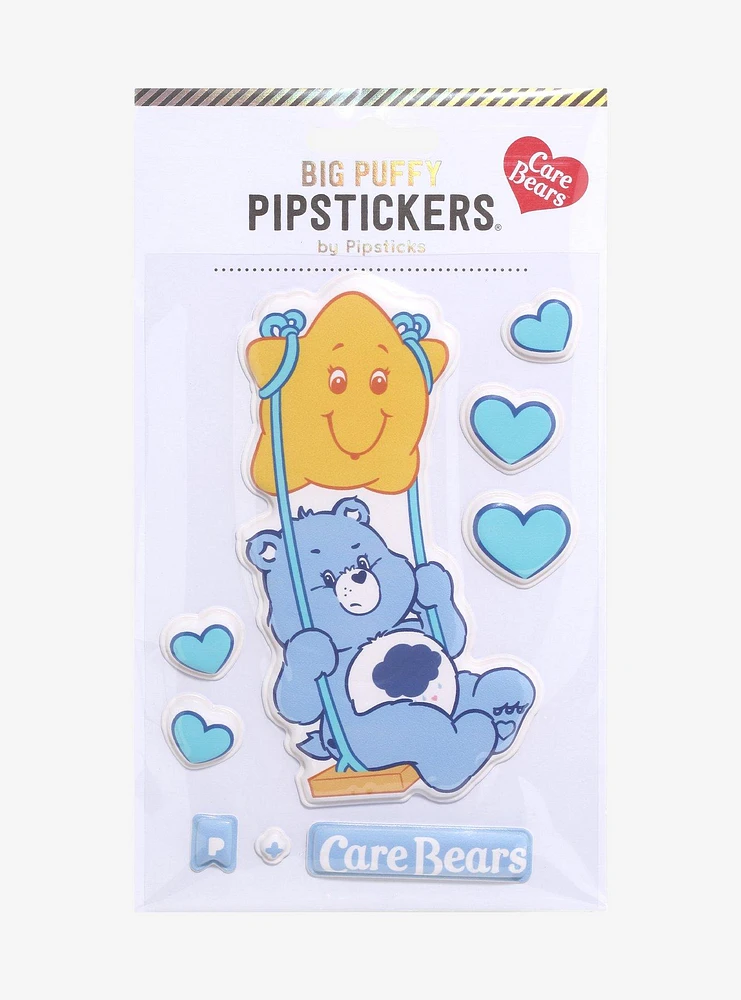 Pipsticks Care Bears Grumpy Bear Puffy Sticker Sheet