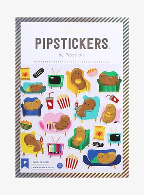Pipsticks Couch Potato Sticker Sheet