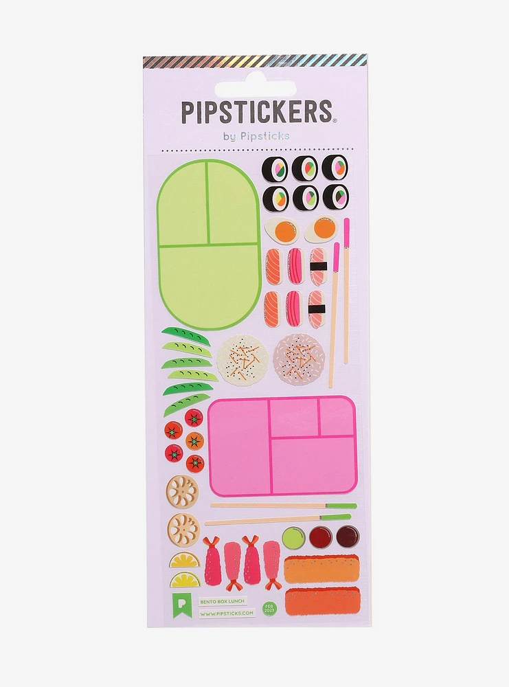 Pipsticks Bento Box Sticker Sheet