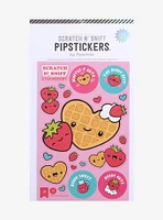 Pipsticks Strawberry Waffle Scratch N' Sniff Sticker Sheet