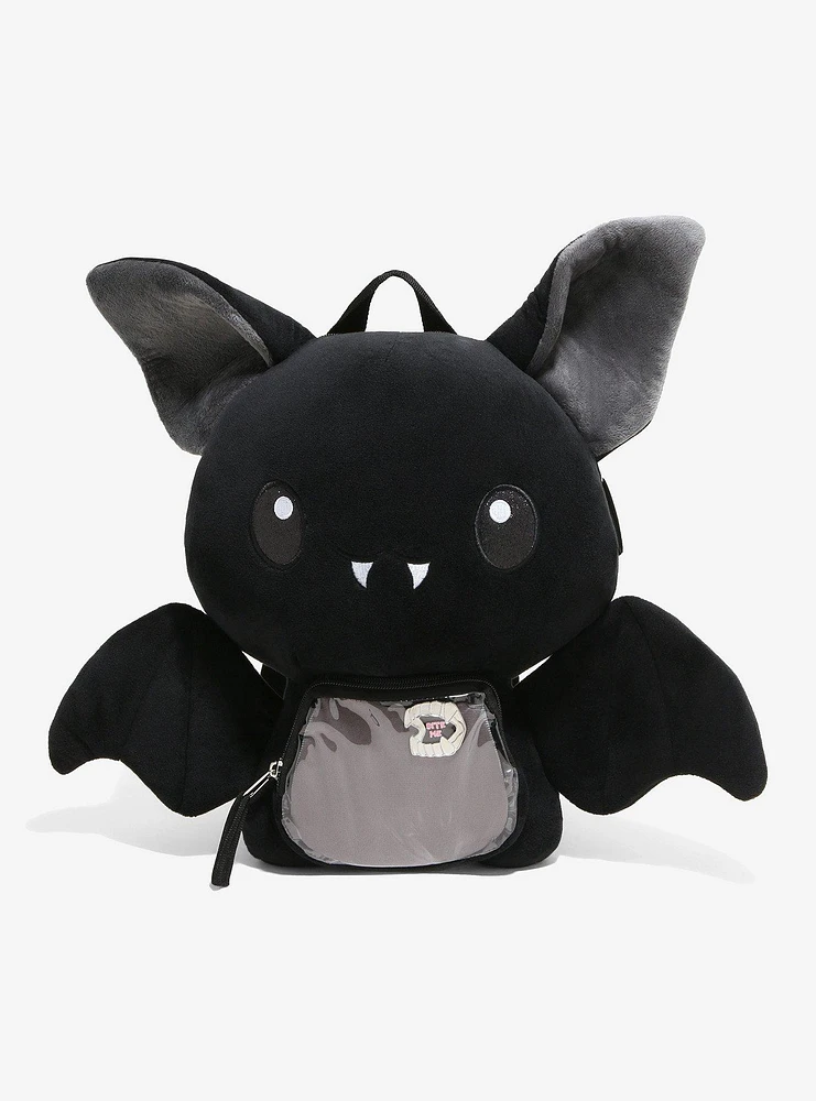 Vampire Bat Plush Pin Collector Mini Backpack