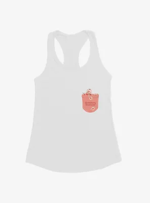 Strawberry Shortcake Pocket Womens Tank Top