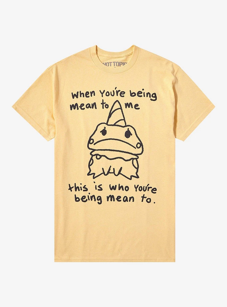 This Is Who You're Being Mean To Frog T-Shirt