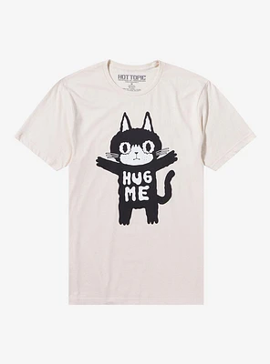 Hug Me Cat T-Shirt By Benangbaja