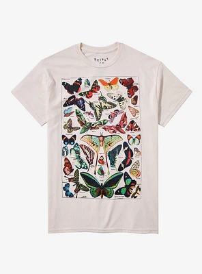 Butterfly & Moth Chart T-Shirt By Friday Jr.