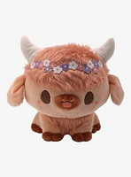 Birduyen Flower Crown Cow Plush